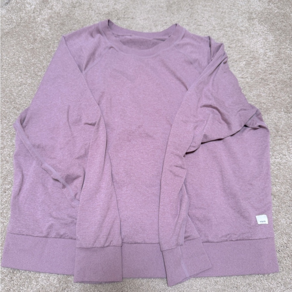 Light Purple Vuori Crewneck Lightweight Sweatshirt